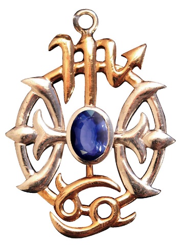 Φυλακτό Viking Compass με Ιολίτη